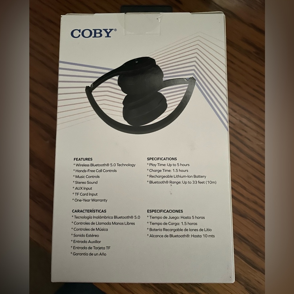 Coby Wireless Compact & Foldable Headphones - Picture 2 of 6